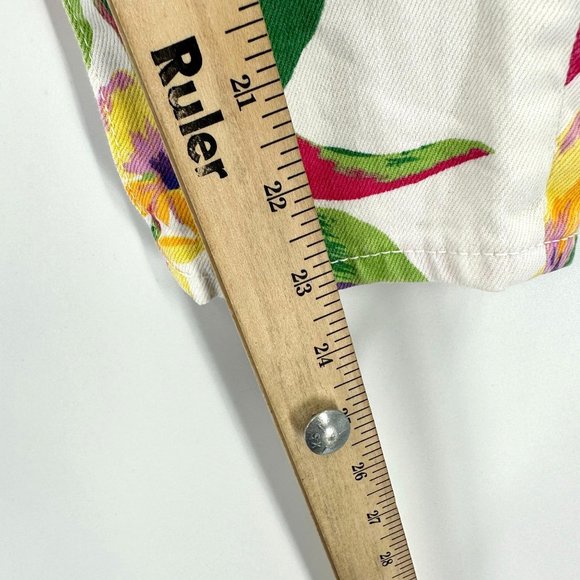 Big Star 1974 Jeans Pants Womens Alex Mid Rise Skinny Floral Multicolor 27R - Picture 7 of 12